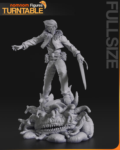 Figura de Resina - Squall Leonhart - Final Fantasy VIII