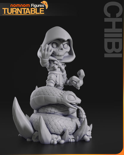 Figura de Resina Chibi - Skeletor - He-Man