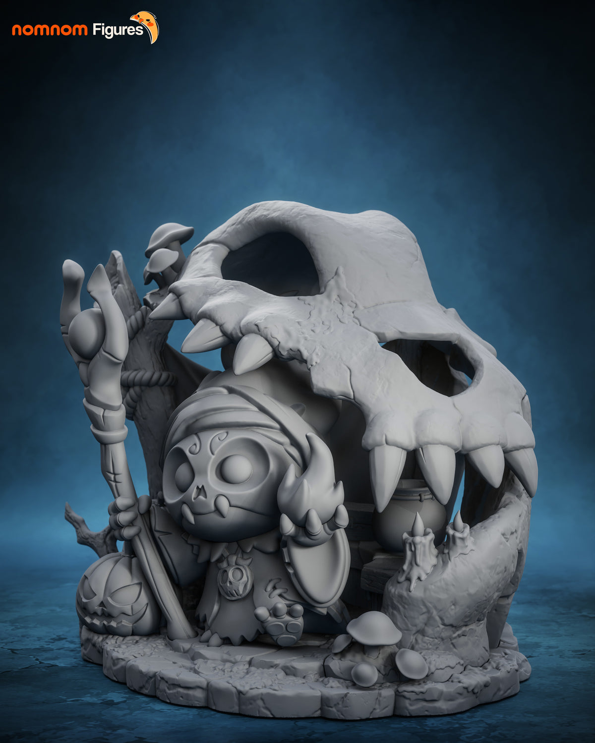 Figura Keeper of the Forgotten NomNom en resina, foto 15