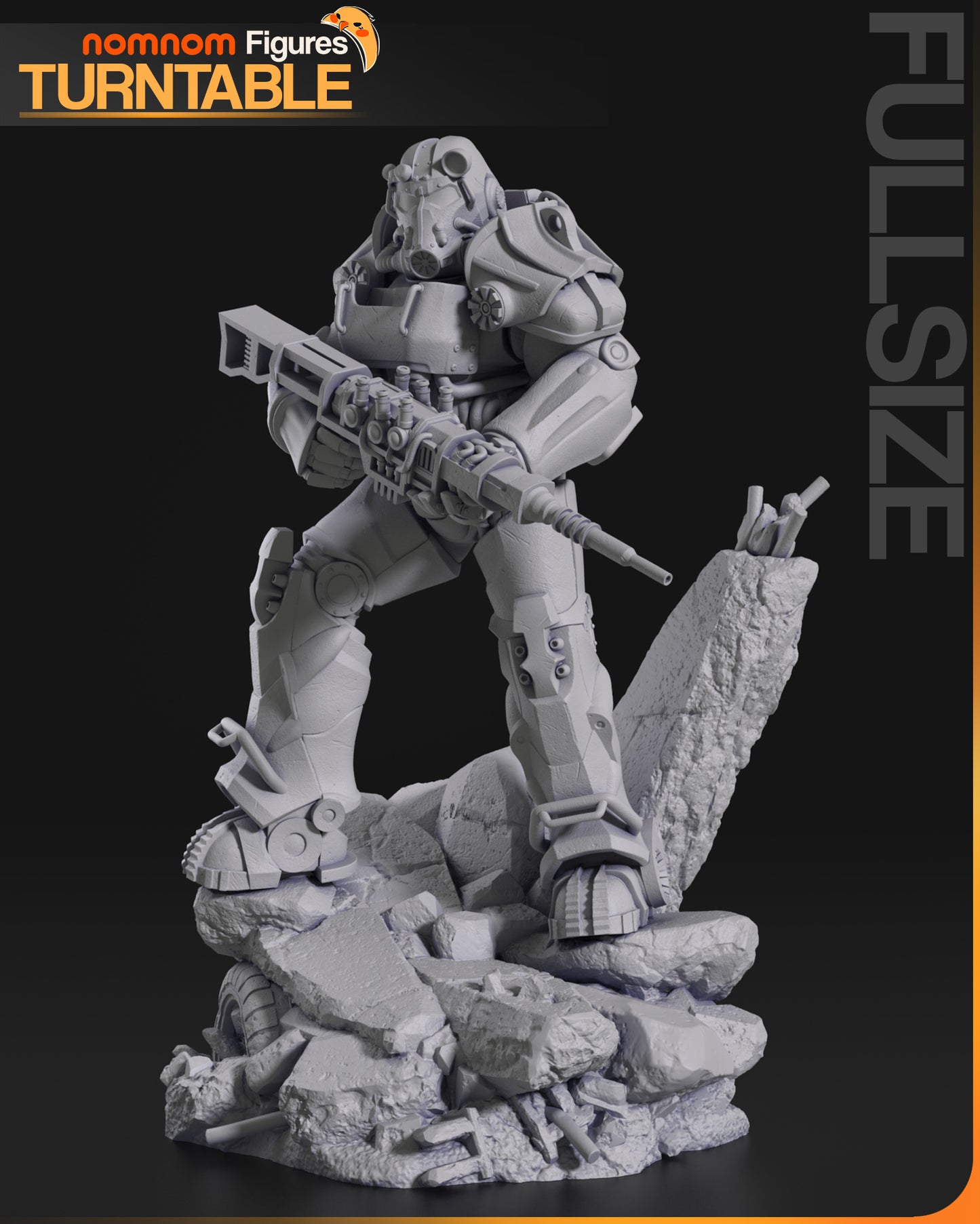 Figura de Resina - T-60 Servo Armadura - Fallout
