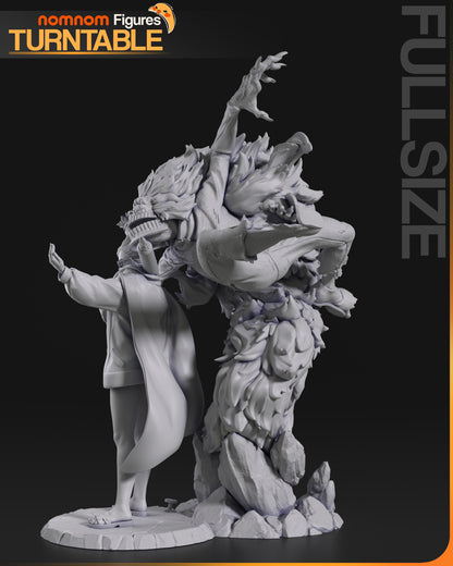 Figura de Resina - Seiko & Turbo Vieja - Dandadan