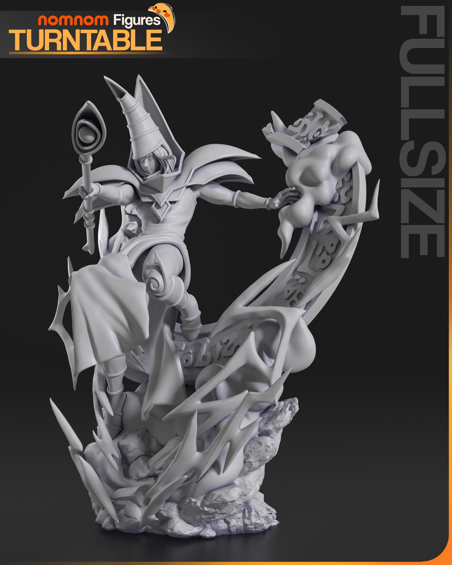 Figura de Resina - Mago Oscuro - Yu-gi-oh!
