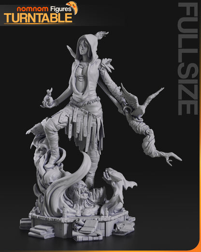 Figura de Resina - Morrigan - Dragon Age