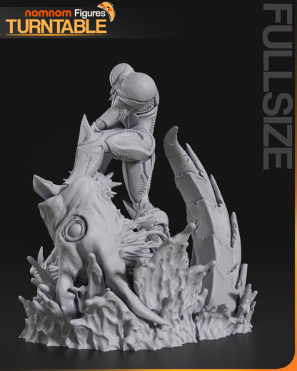 Figura de Resina - Dark Samus - Metroid Prime
