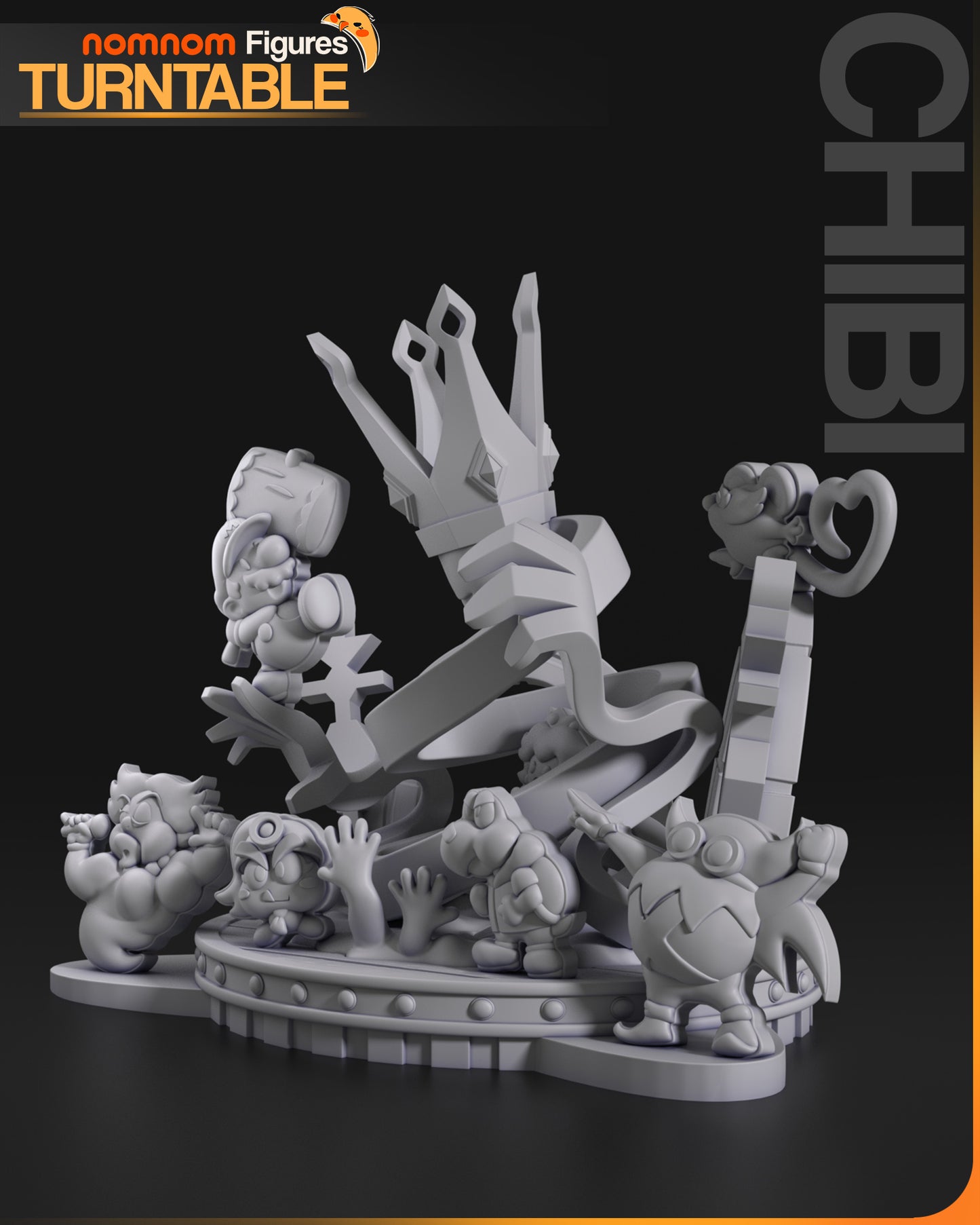 Figura de Resina Chibi - Paper Mario - Paper Mario