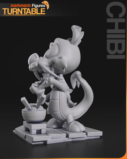 Figura de Resina Chibi - Mushu - Mulán