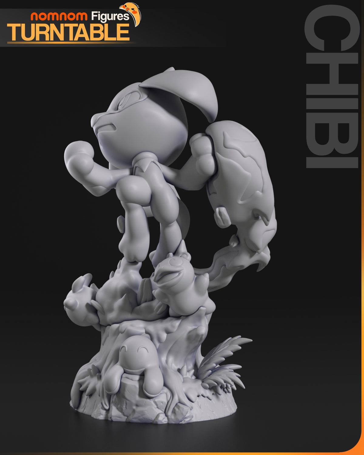 Figura chibi Riolu Pokémon en resina, foto 6