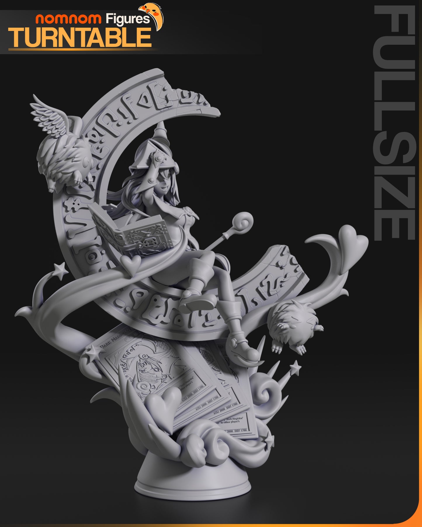 Figura de Resina - Maga Oscura - Yu-gi-oh!
