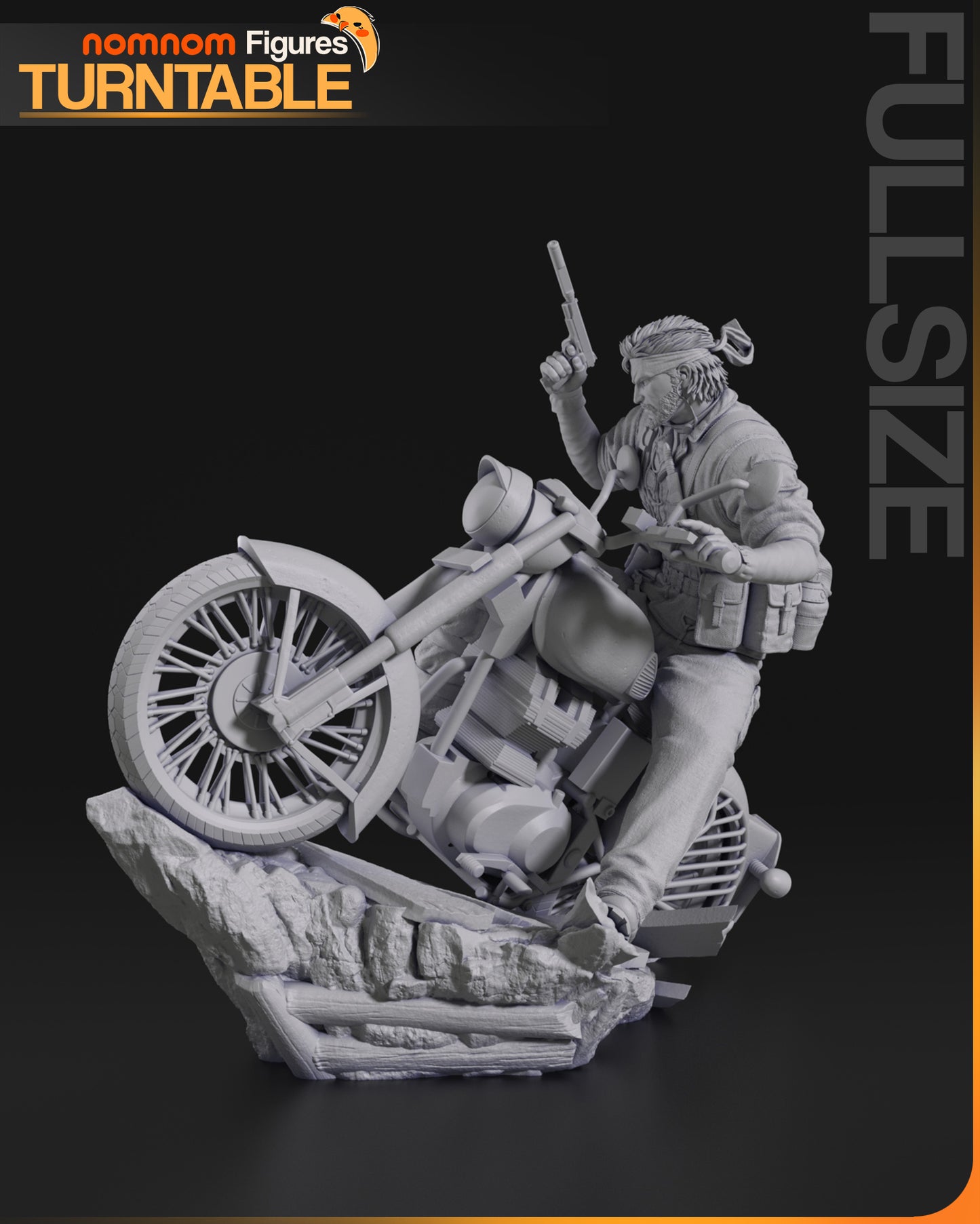 Figura de Resina - Naked Snake - Metal Gear Solid Snake Eater