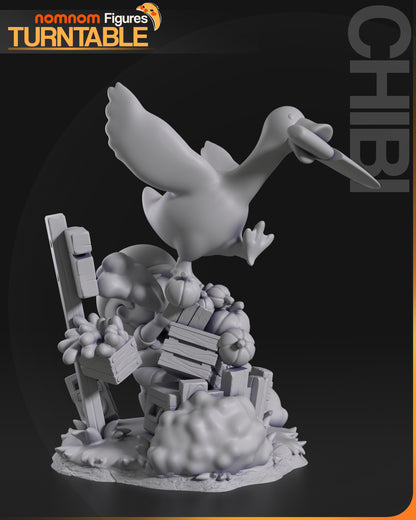 Figura de Resina Chibi - Goose - Untitled Goose Game