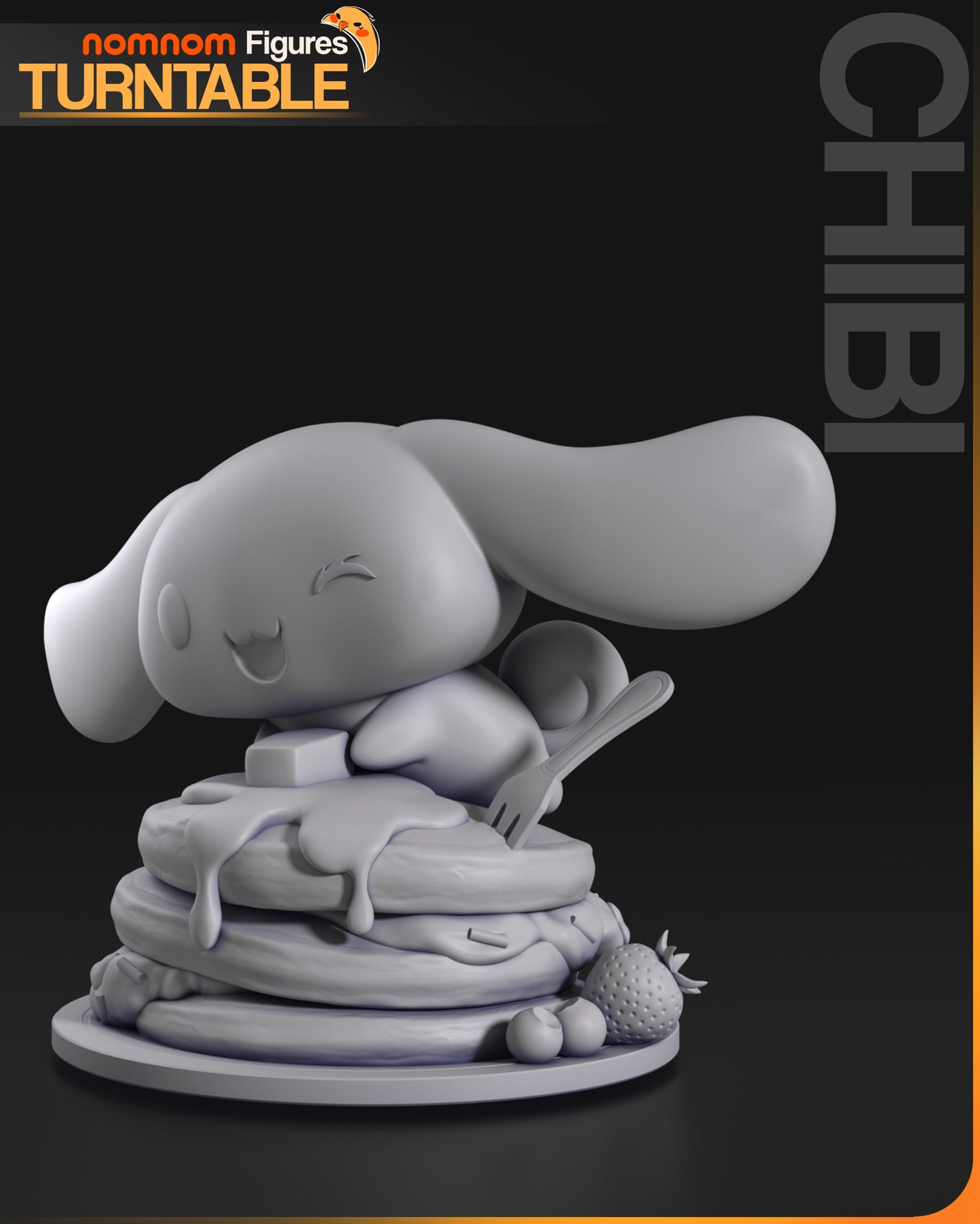 Figura de Resina Chibi - Cinnamoroll - Hello Kitty
