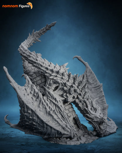 Figura Alduin Skyrim en resina, foto 15