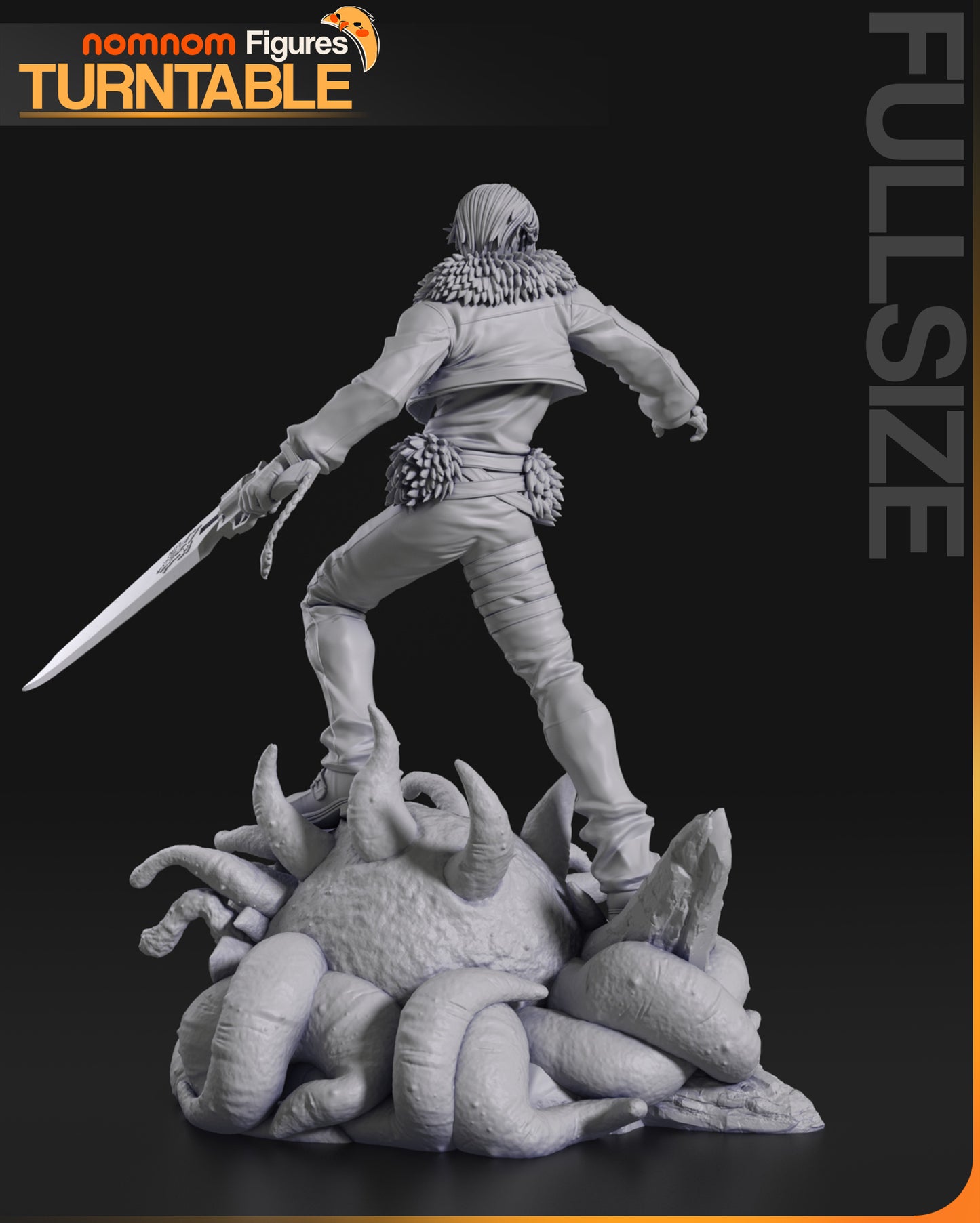 Figura de Resina - Squall Leonhart - Final Fantasy VIII