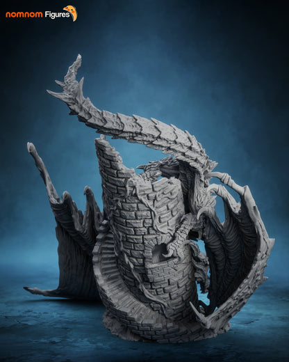 Figura Alduin Skyrim en resina, foto 16