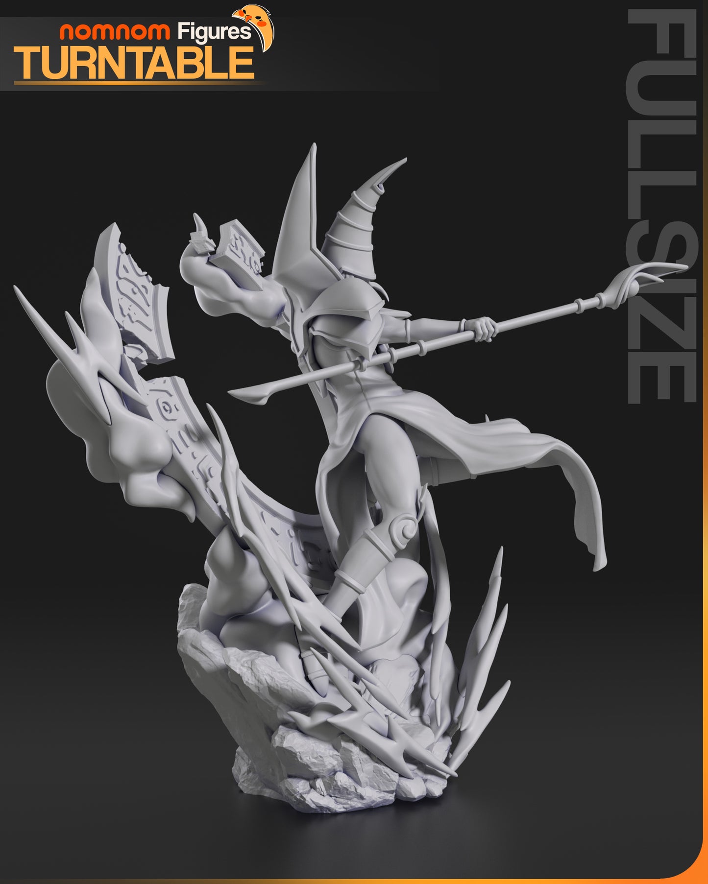 Figura de Resina - Mago Oscuro - Yu-gi-oh!