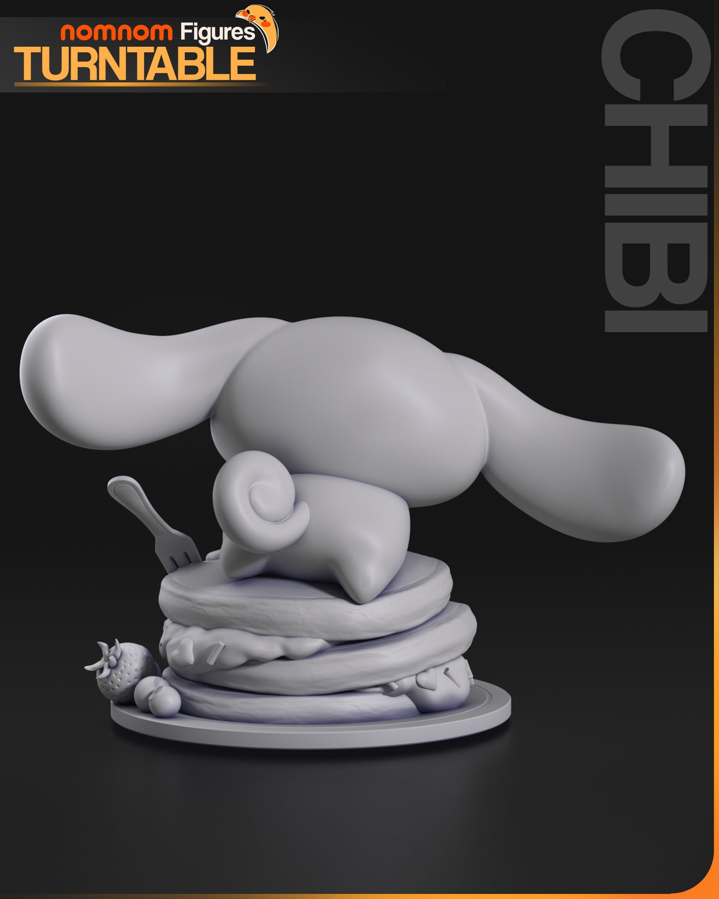 Figura de Resina Chibi - Cinnamoroll - Hello Kitty