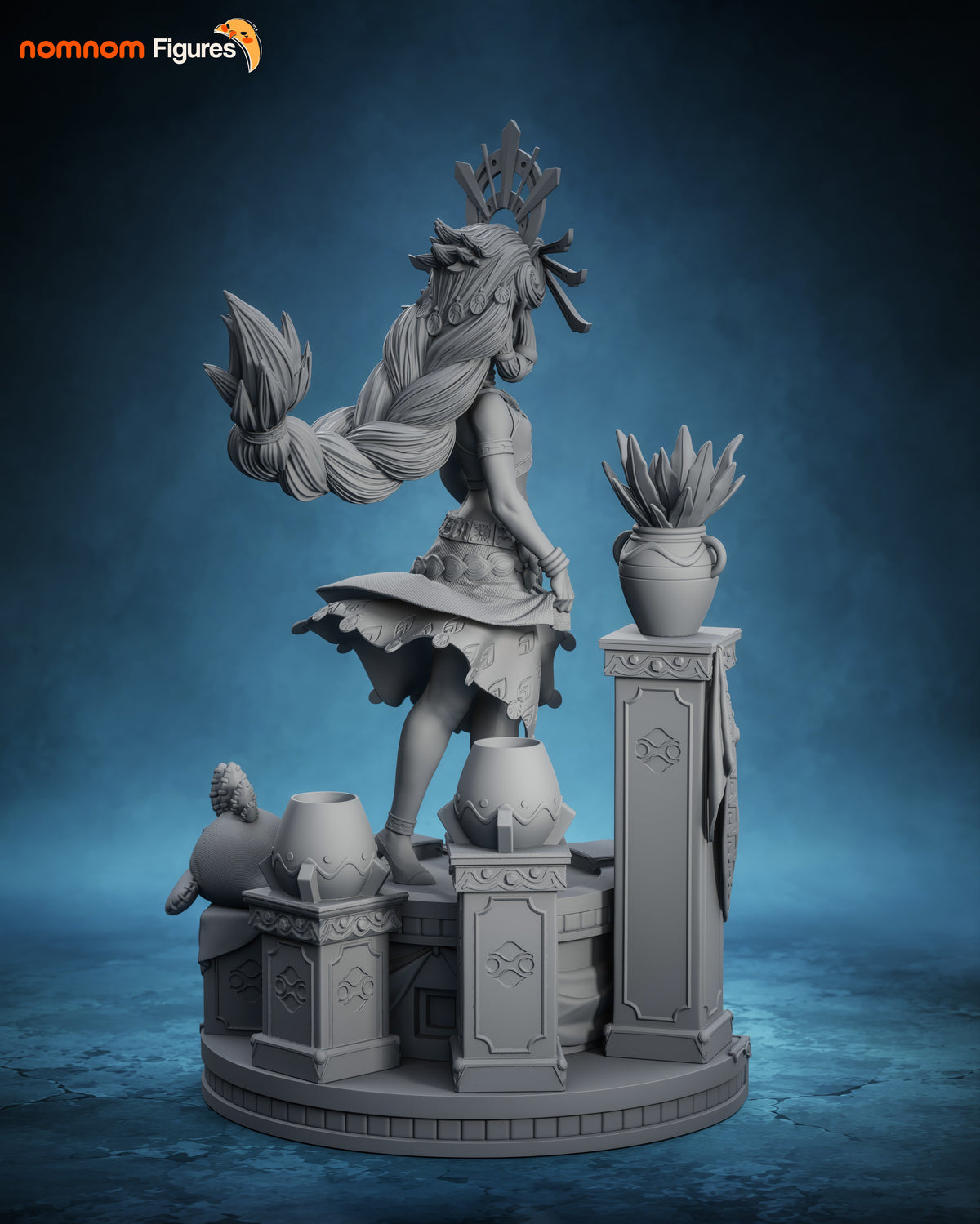 Figura Riju Zelda Breath of the Wild en resina, foto 18