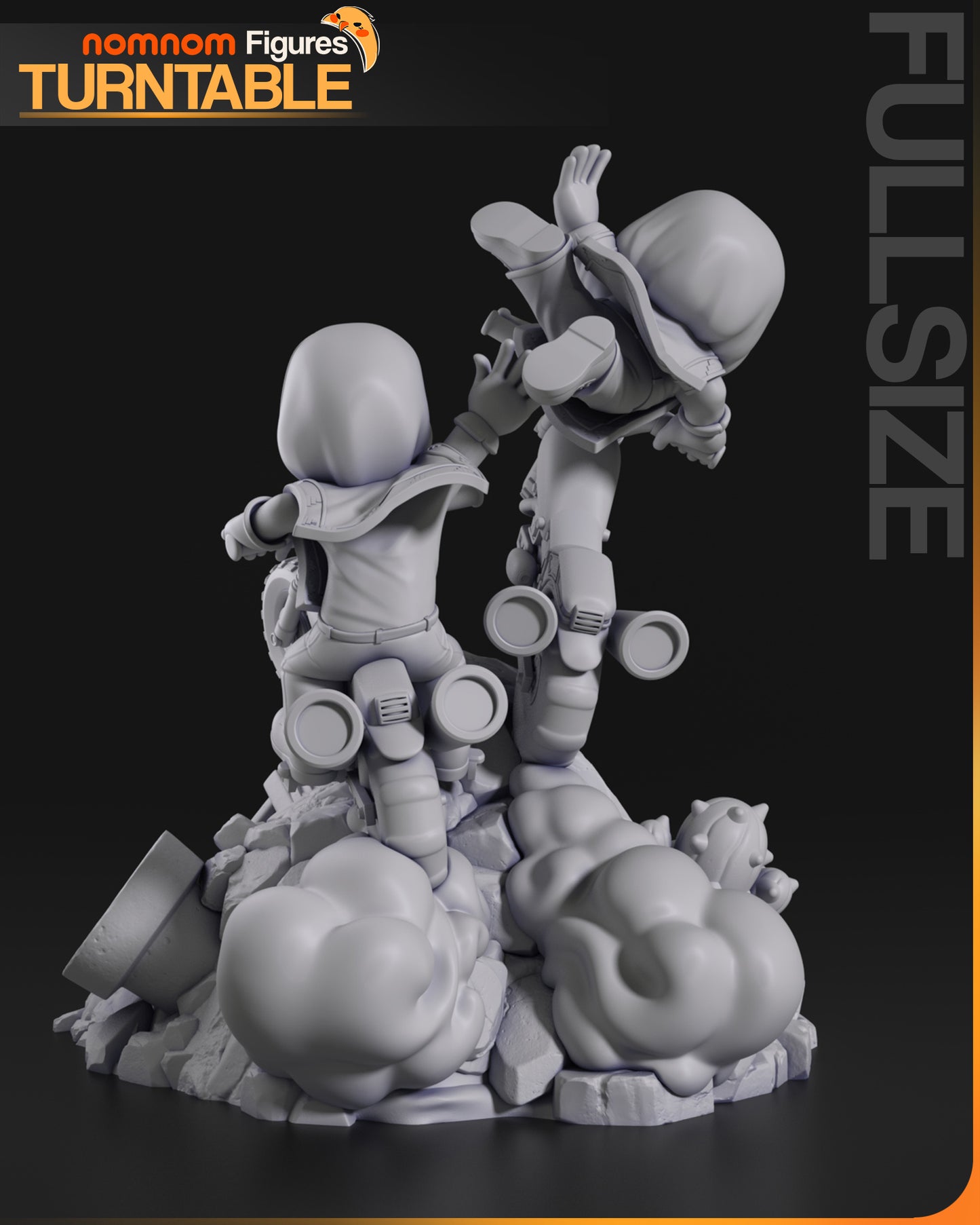 Figura de Resina - Mario, Luigi & Yoshi - Super Mario Galaxy La Película