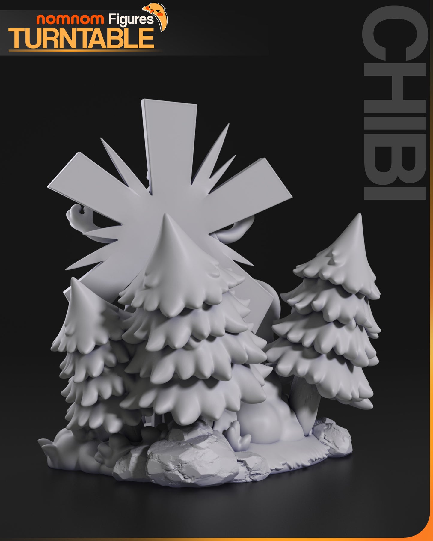 Figura de Resina Chibi - Bill Cypher - Gravity Falls