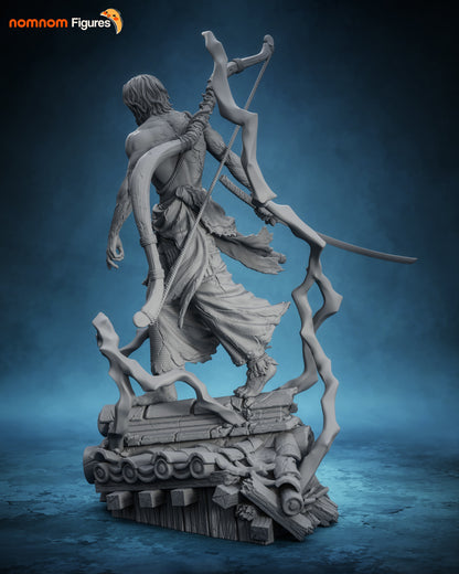 Figura Genichiro Ashina Sekiro en resina, foto 12