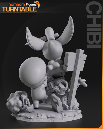 Figura de Resina Chibi - Goose - Untitled Goose Game