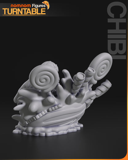 Figura de Resina Chibi - Vanellope - Rompe Ralph