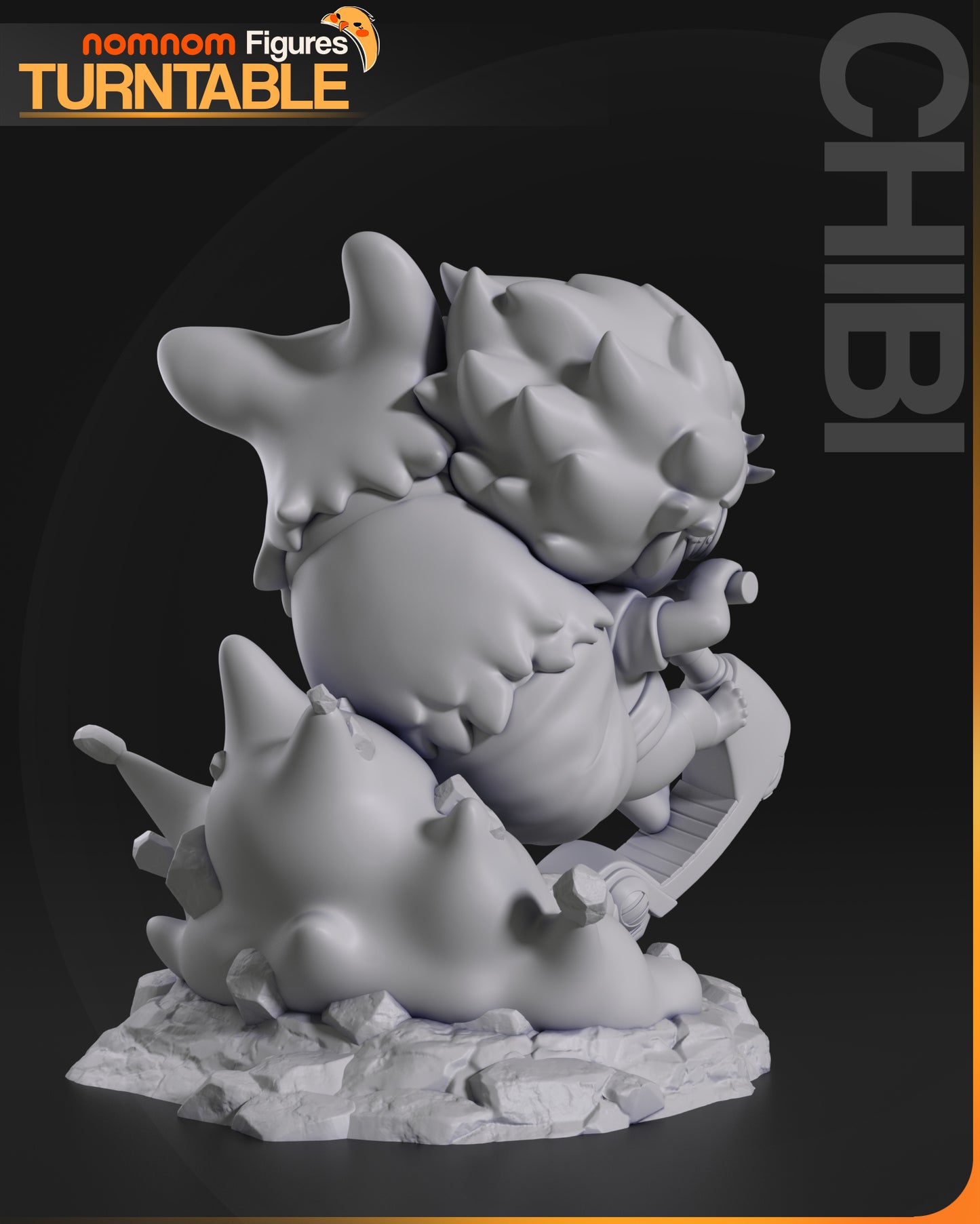 Figura de Resina Chibi - Ein & Edward - Cowboy Bebop