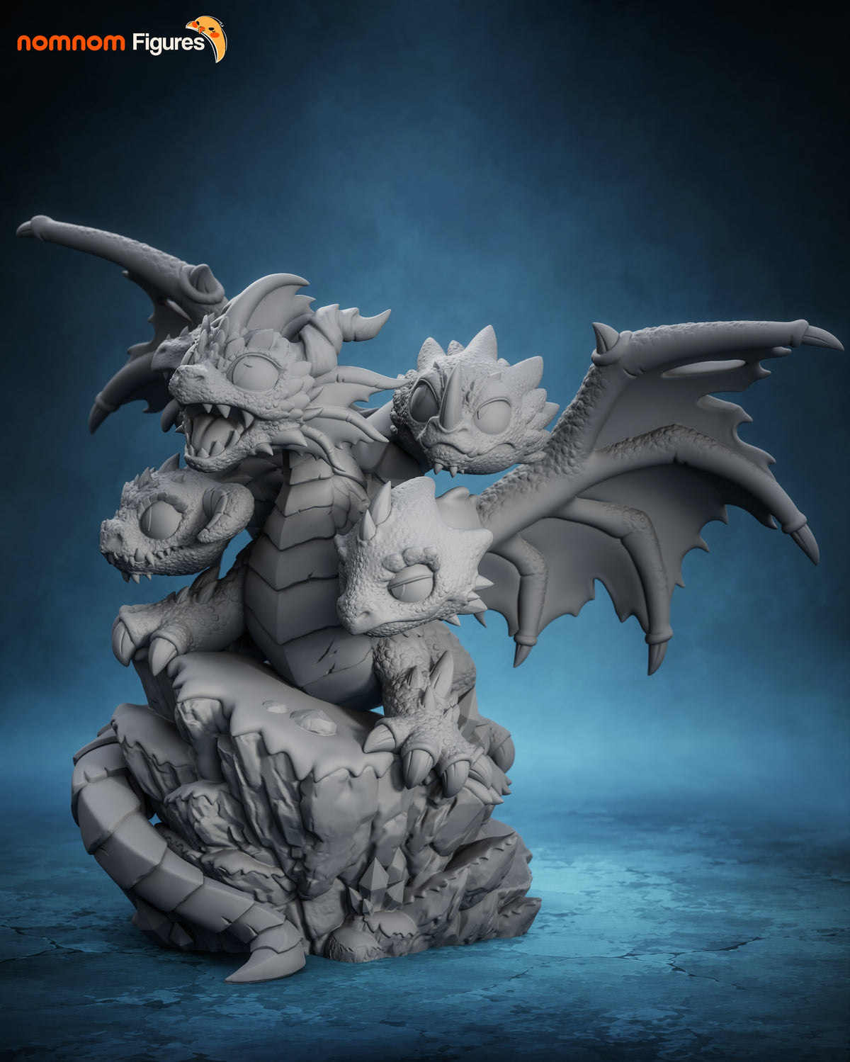 Figura chibi Tiamat en resina, foto 11