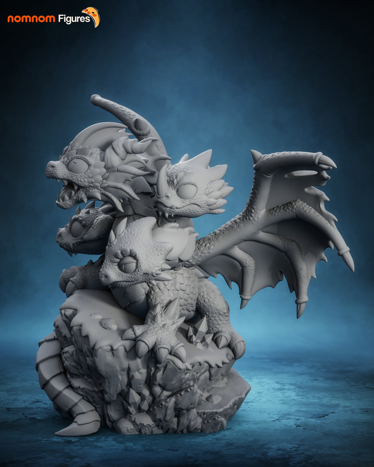 Figura chibi Tiamat en resina, foto 12
