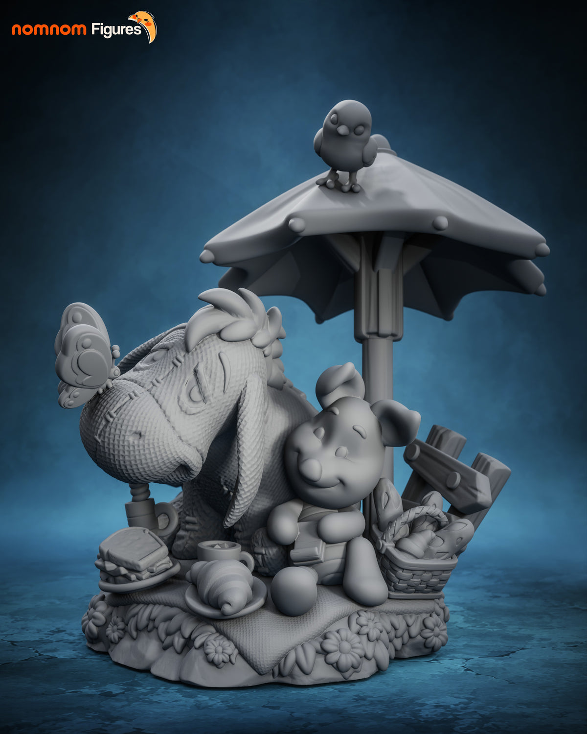 Figura chibi Igor Eeyore en resina, foto 13