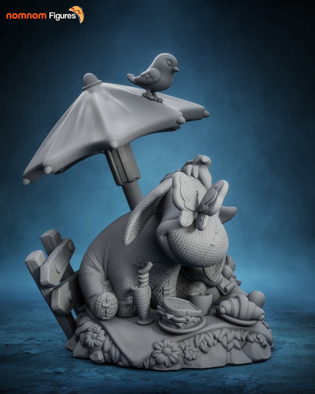 Figura chibi Igor Eeyore en resina, foto 14