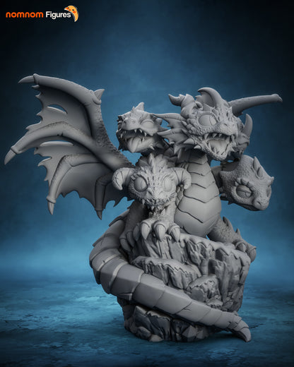 Figura chibi Tiamat en resina, foto 13
