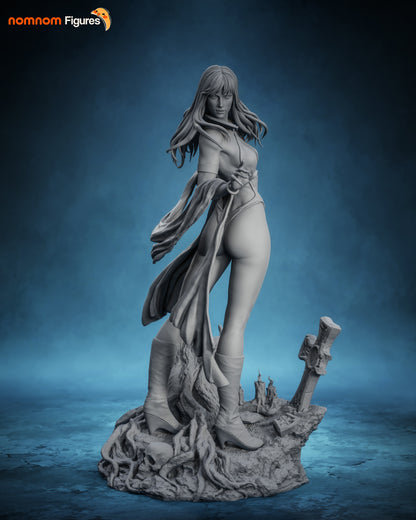 Figura Vampirella en resina sin pintar, foto 15