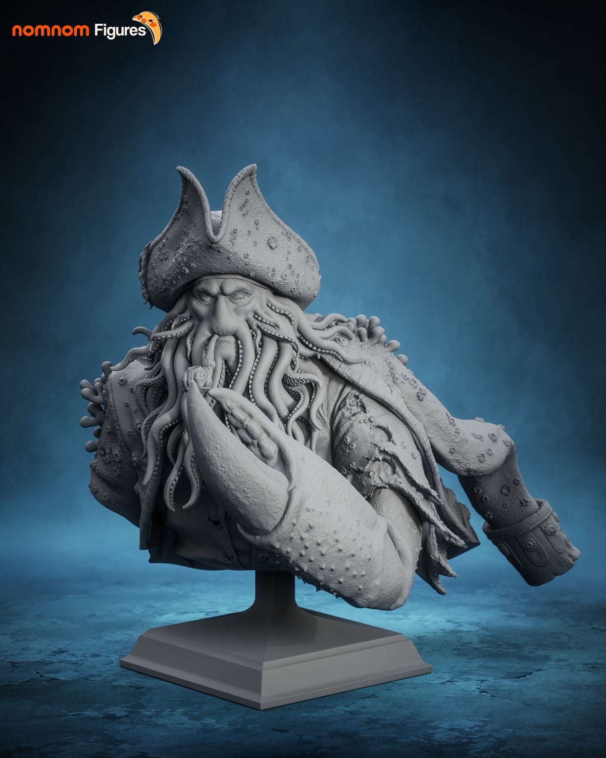 Figura Davy Jones Piratas del Caribe en resina, foto 19