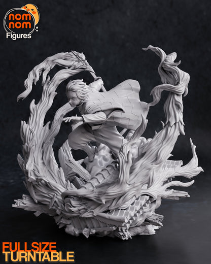 Figura de Resina - Tanjiro - Kimetsu No Yaiba / Demon Slayer