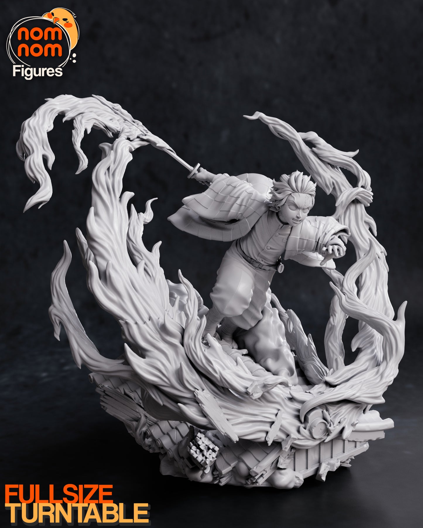 Figura de Resina - Tanjiro - Kimetsu No Yaiba / Demon Slayer