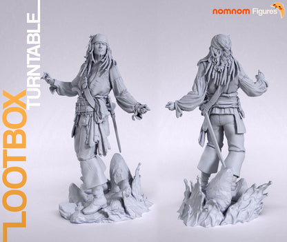 Figura de Resina - Jack Sparrow - Piratas del Caribe