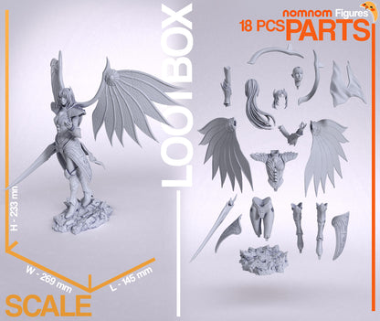 Figura de Resina - Rose - Legends of Dragoon