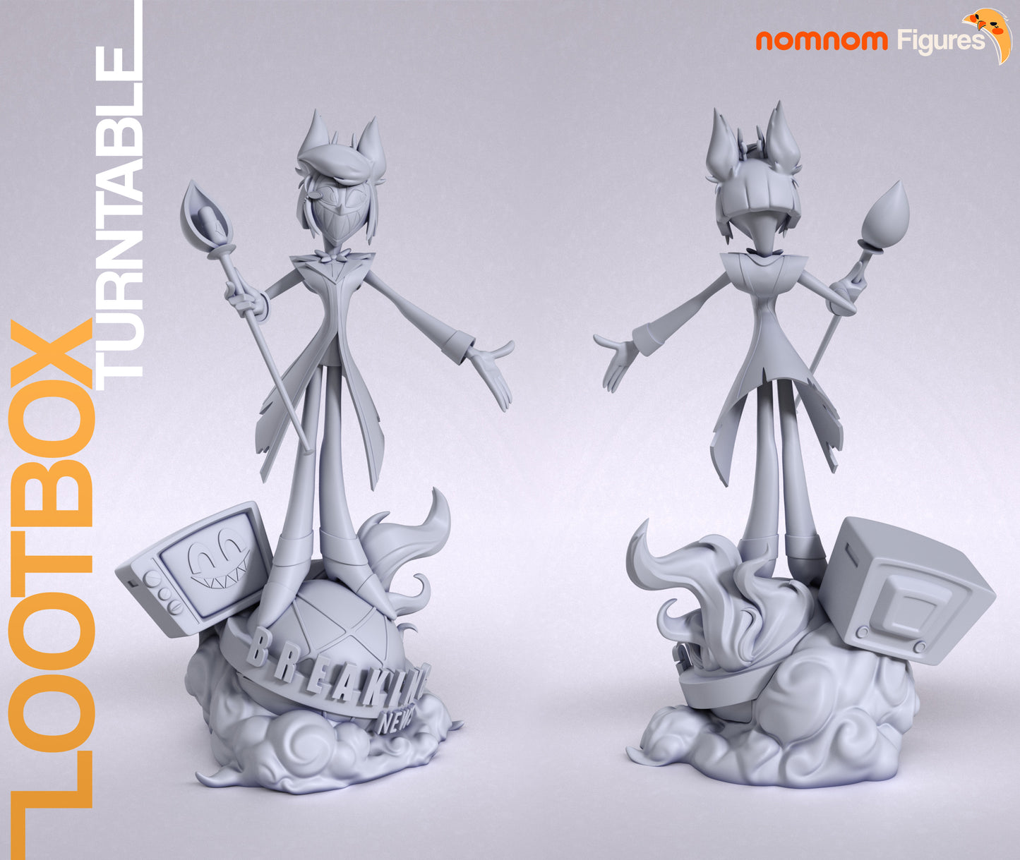 Figura de Resina - Alastor - Hazbin Hotel