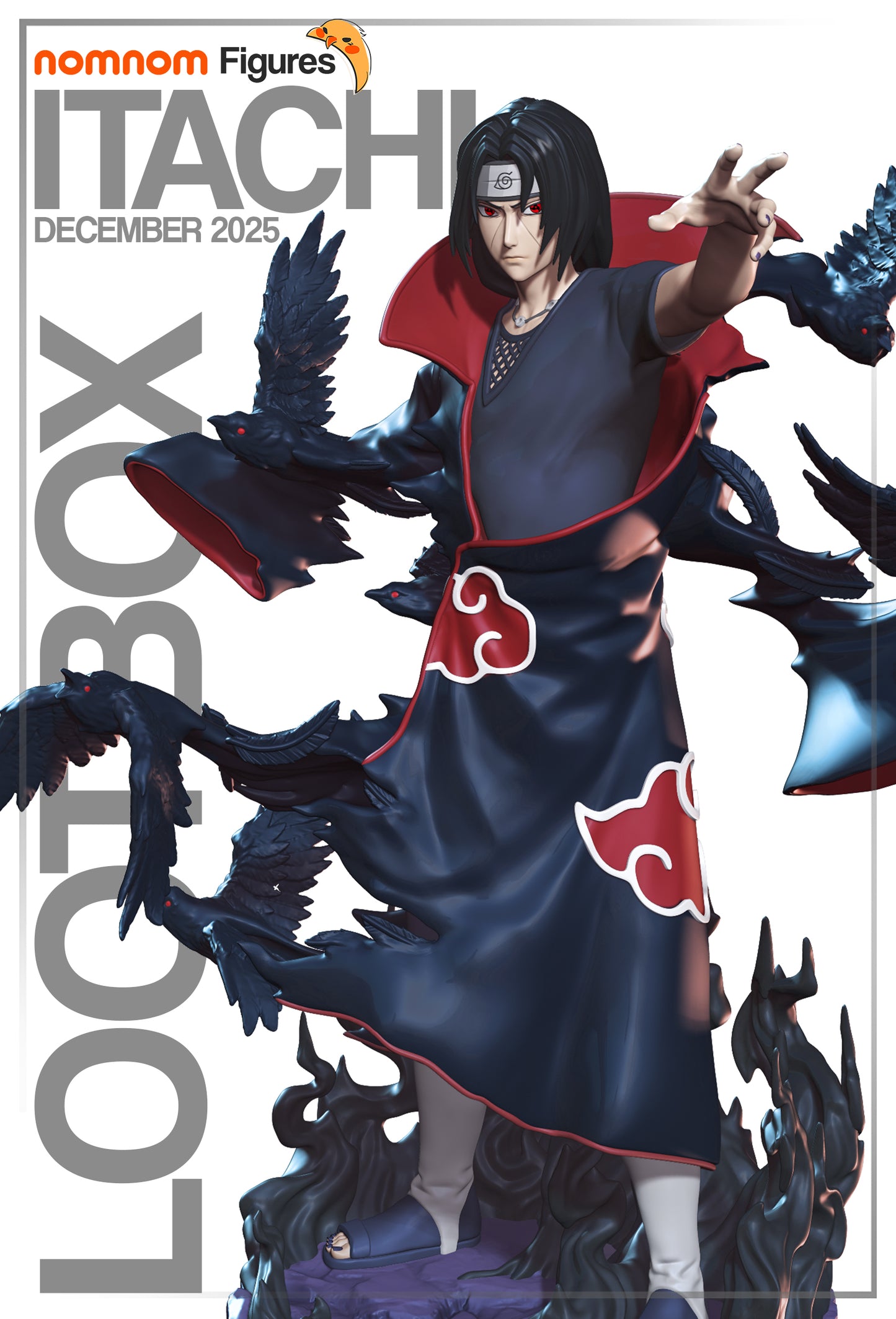 Figura de Resina - Itachi Uchiha - Naruto