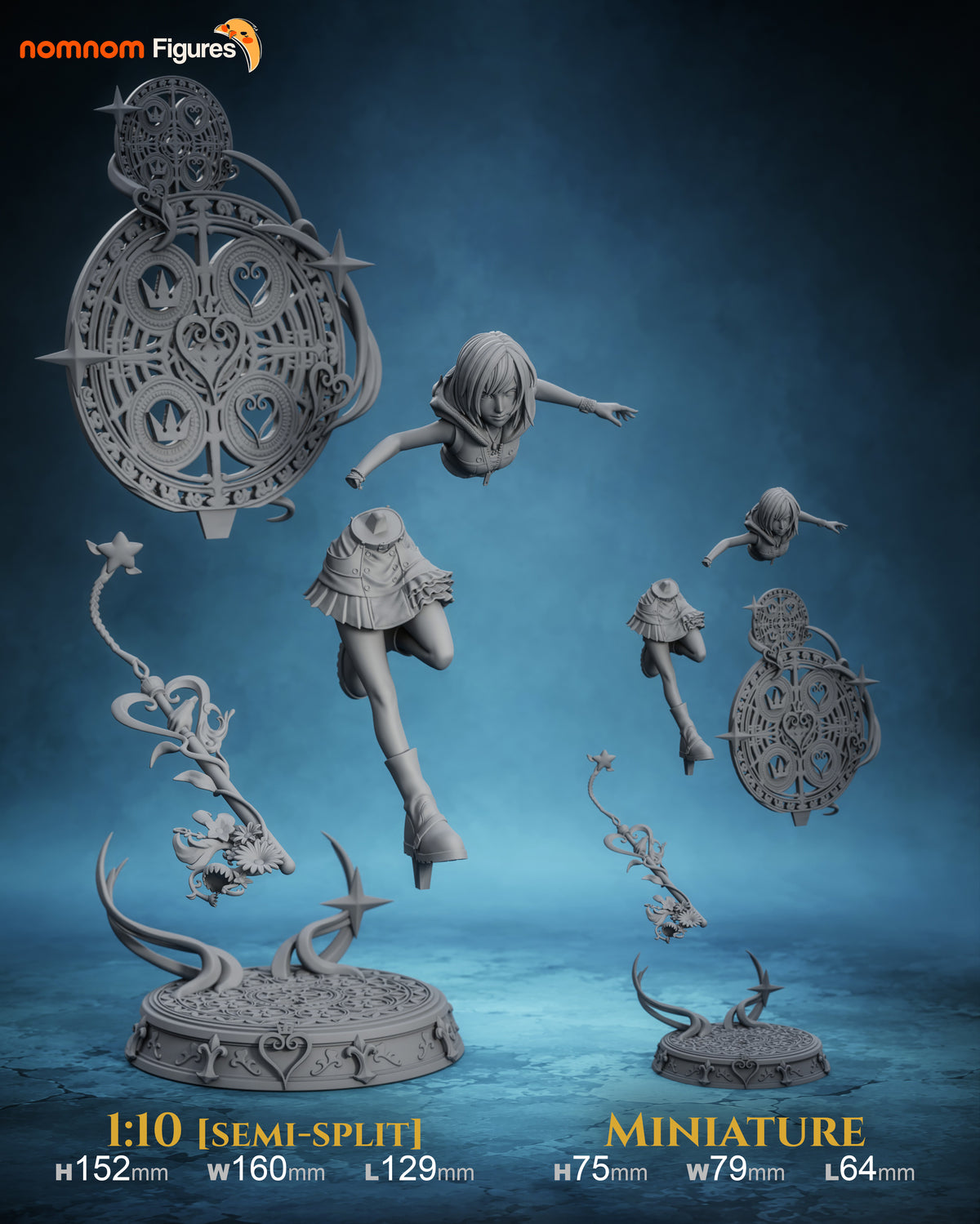 Figura Kairi Kingdom Hearts en resina, foto 18