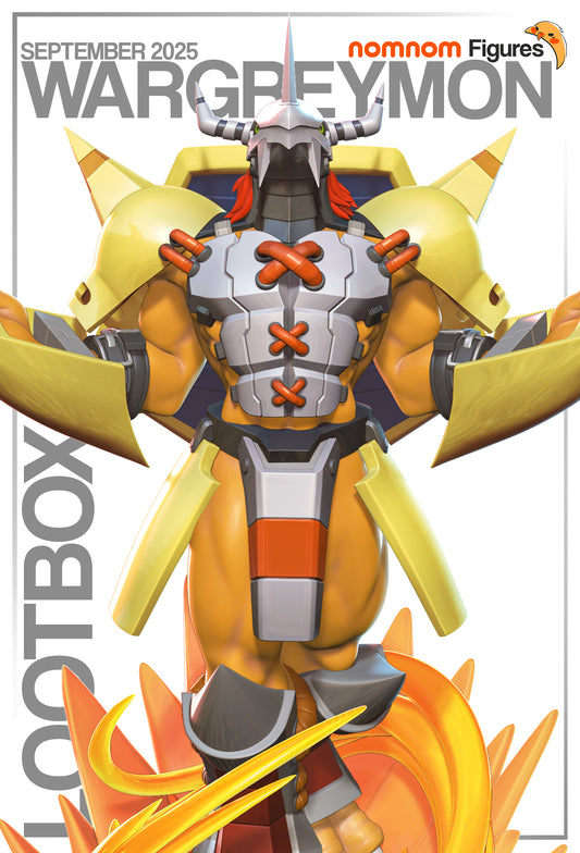 Figura de Resina - Wargreymon - Digimon