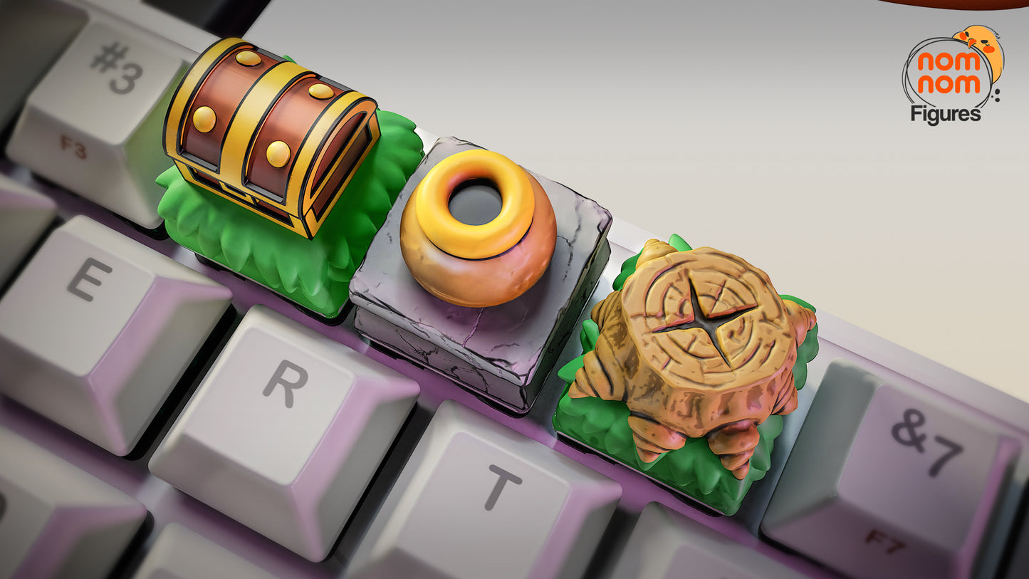 Teclas de Resina - The Legend of Zelda Iconos 1