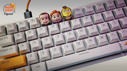 Keycaps de resina Bully Kids, detalle