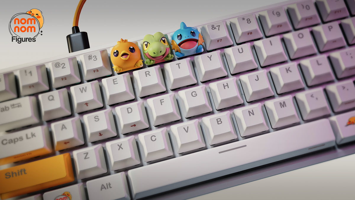 Keycaps de resina Pokémon Hoenn, detalle
