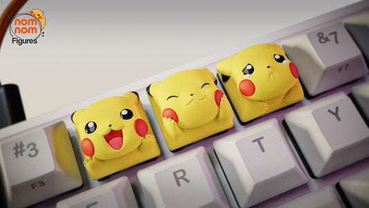 Teclas de Resina - Pikachu - Pokemon