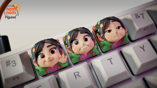 Teclas de Resina - Vanellope - Rompe Ralph