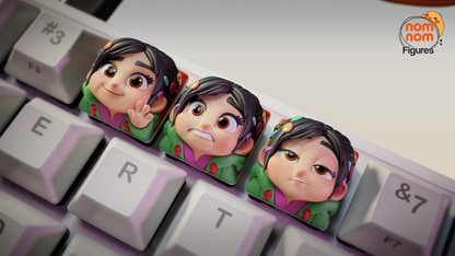 Teclas de Resina - Vanellope - Rompe Ralph